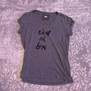 Light weight gray top